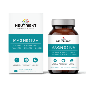 Neutrient Magnesio con 4 celatos citrato, malato, taurato, bisglicinato, oxido