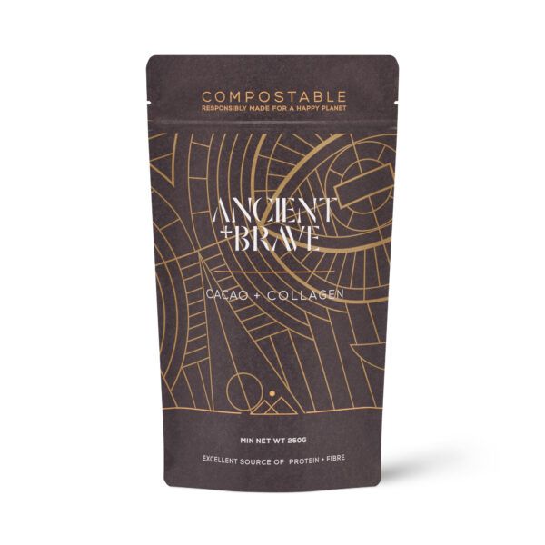 Cacao + Collagen Compostable Pouch